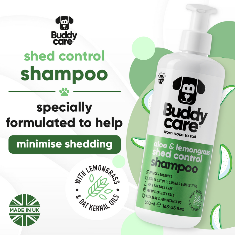 Shed Control Aloe & Lemongrass Dog Shampoo