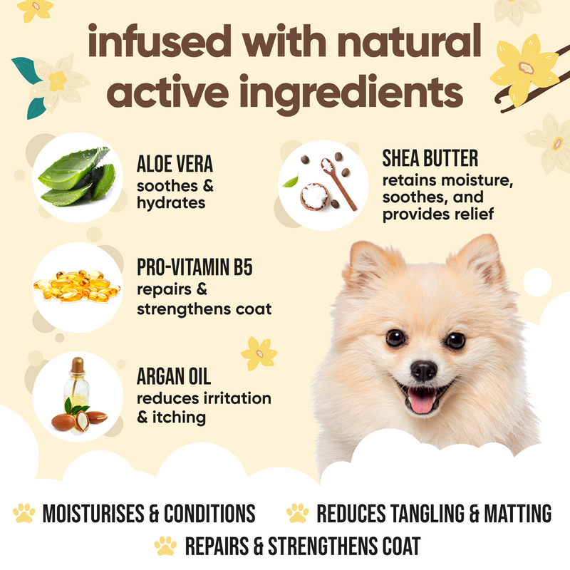 Vanilla & Shea Butter Dog Conditioner by Buddycare