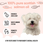 Scottish Salmon Oil for Dogs & Cats by Buddycare