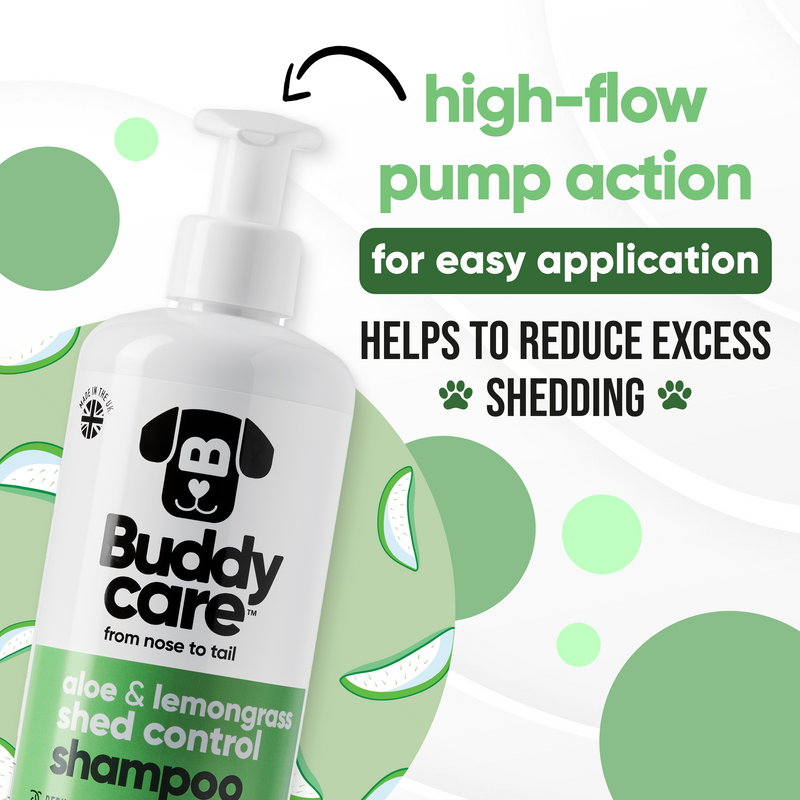 Shed Control Aloe & Lemongrass Dog Shampoo