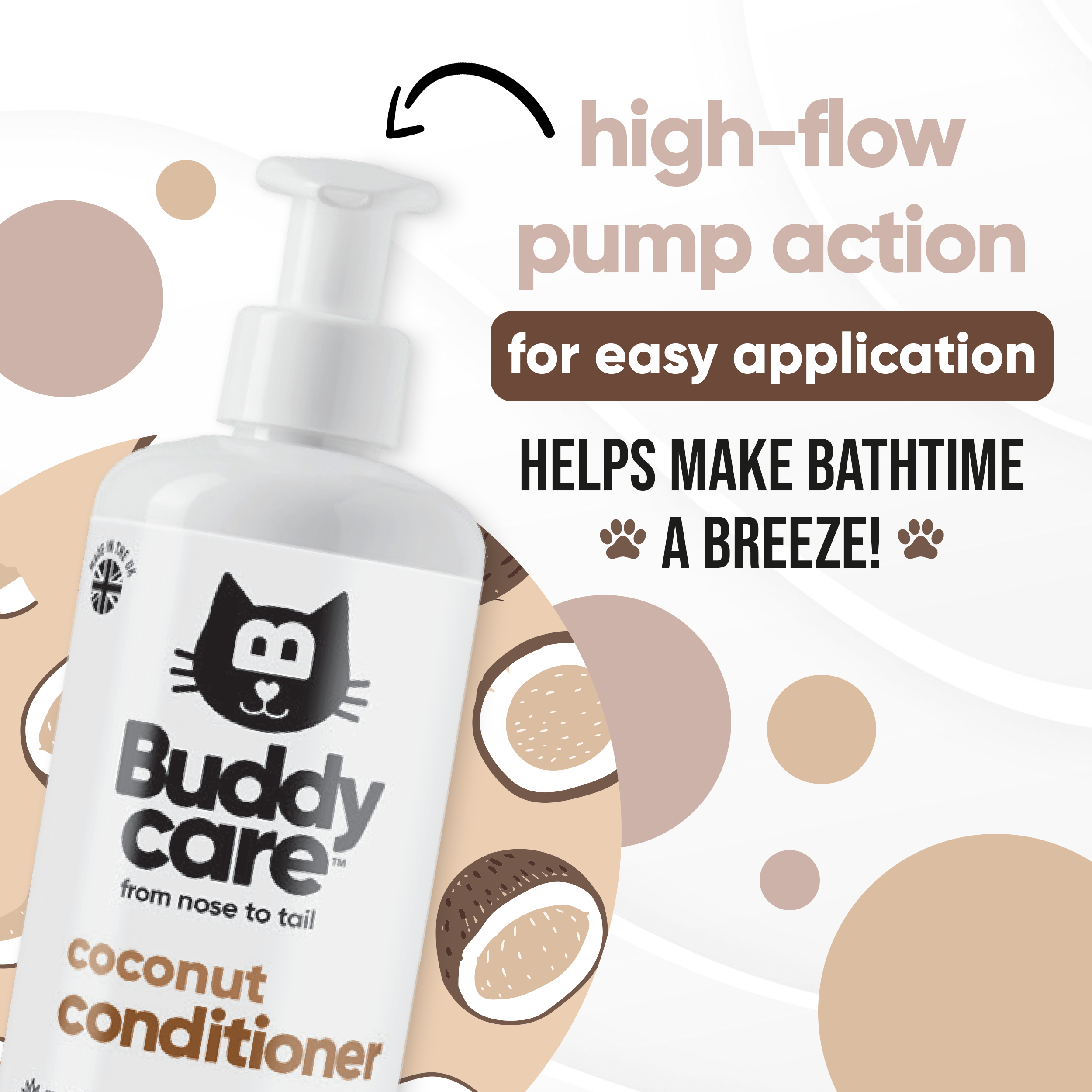 Coconut Cat Conditioner by Buddycare