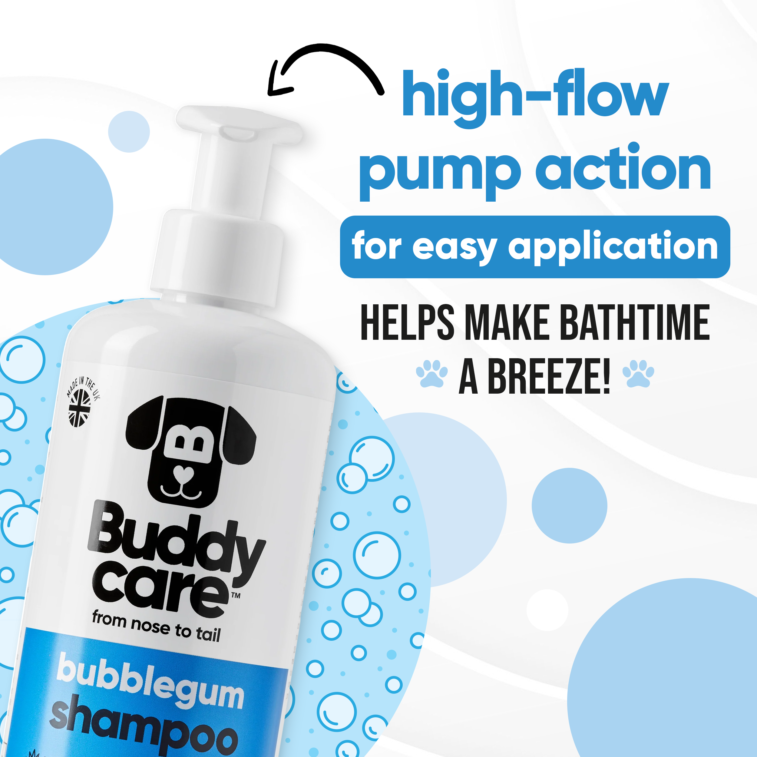 Bubblegum Dog Shampoo by Buddycare