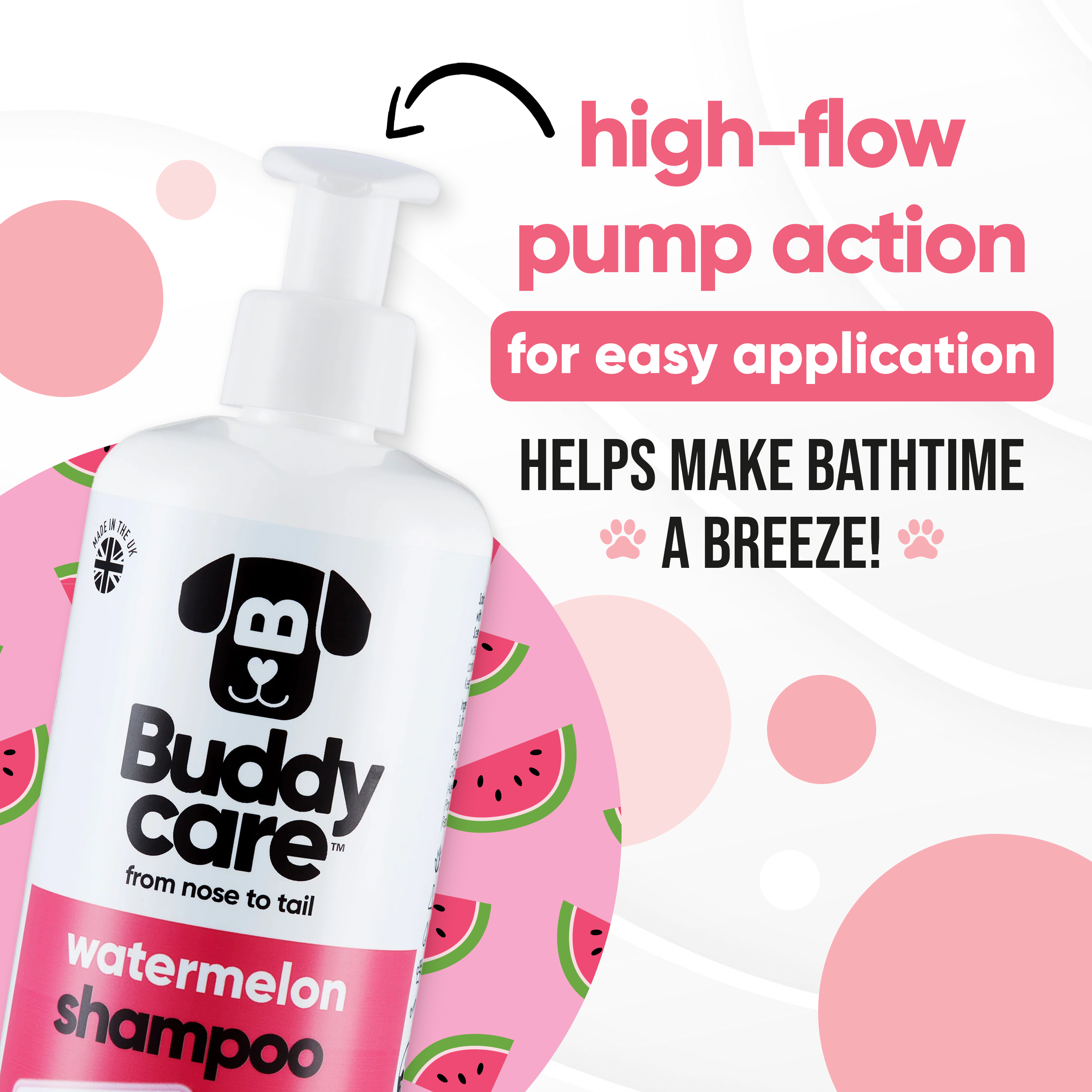 Watermelon Dog Shampoo by Buddycare