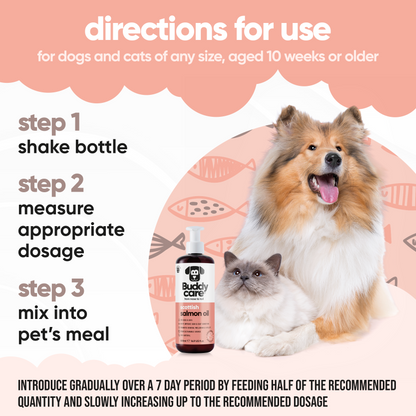 Scottish Salmon Oil for Dogs &amp; Cats by Buddycare