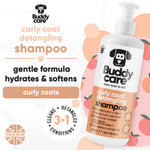 Curly Coat Detangling 3in1 Peach Dog Shampoo