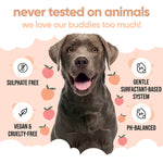 Curly Coat Detangling 3in1 Peach Dog Shampoo