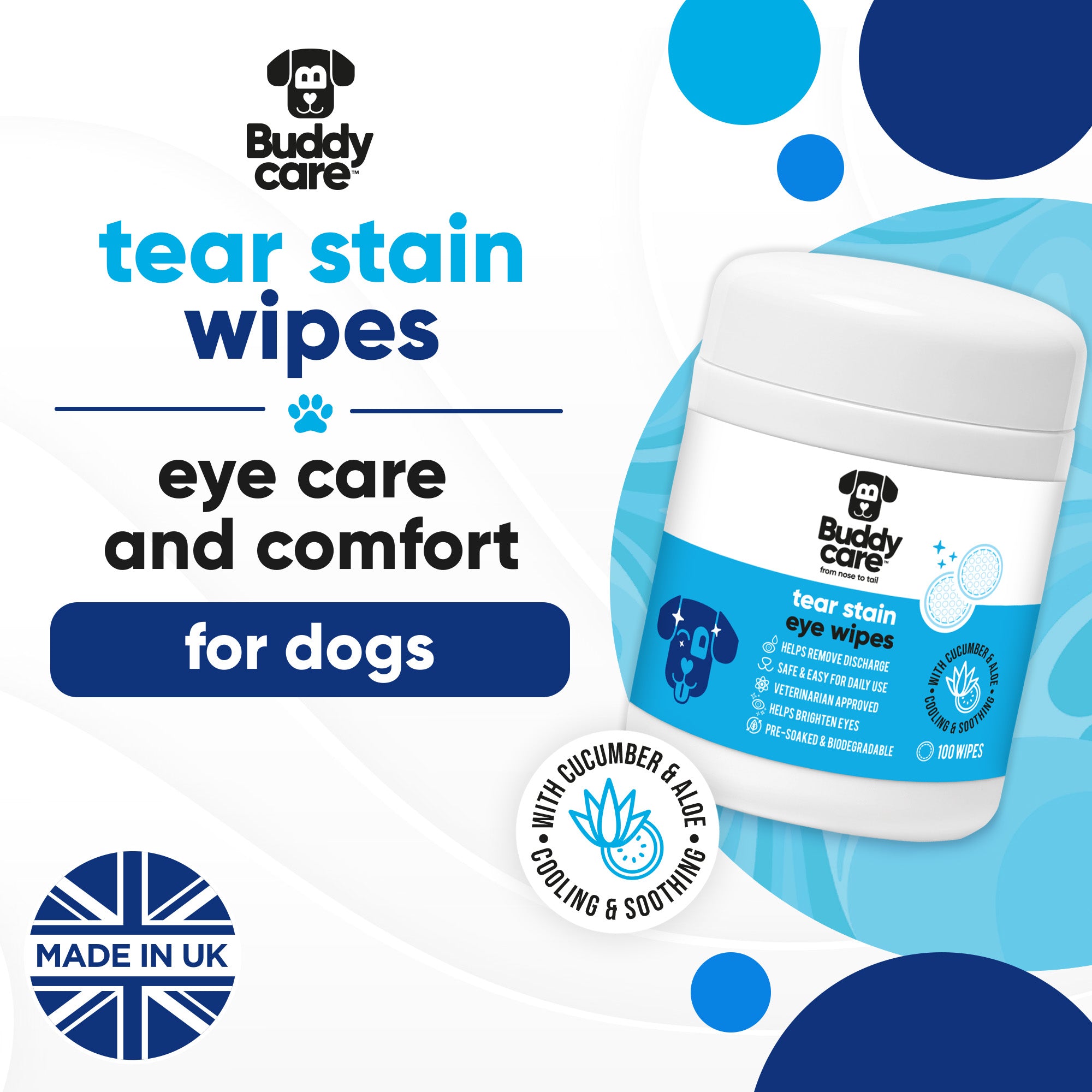 Tear Stain Eye Wipes
