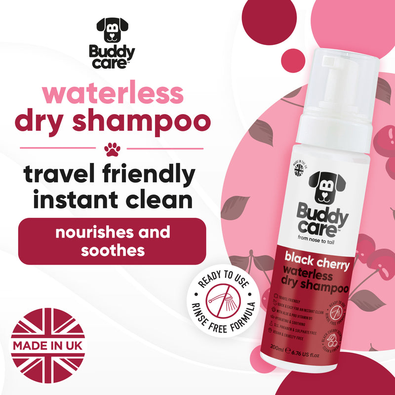 Black Cherry Waterless Dry Dog Shampoo