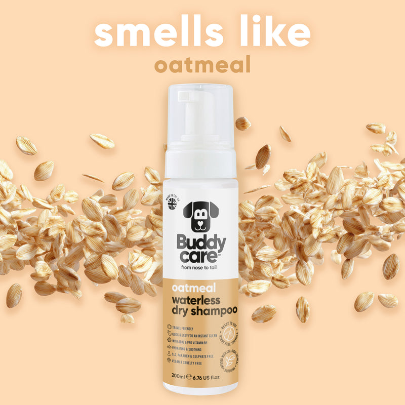 Oatmeal Waterless Dry Dog Shampoo