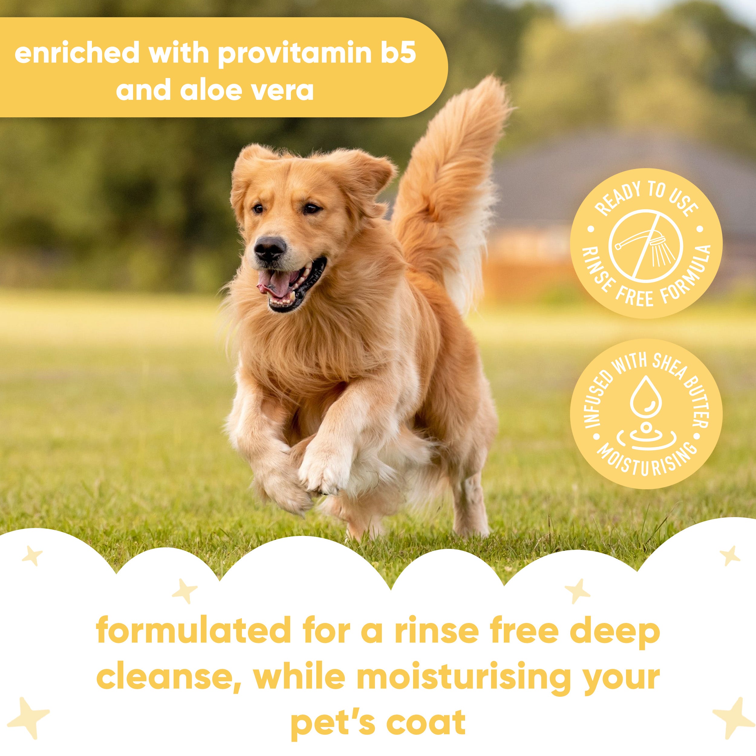 Vanilla & Shea Butter Waterless Dry Dog Shampoo