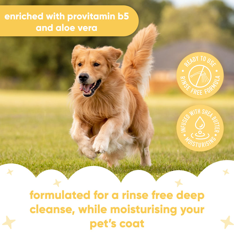 Vanilla & Shea Butter Waterless Dry Dog Shampoo