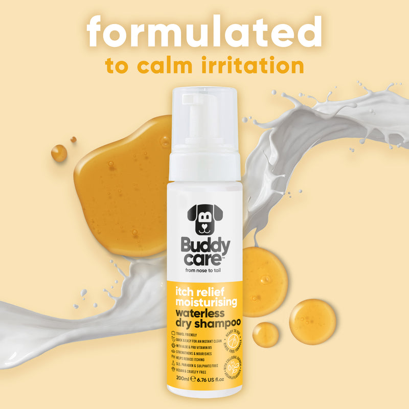 Itch Relief Moisturising Waterless Dry Dog Shampoo