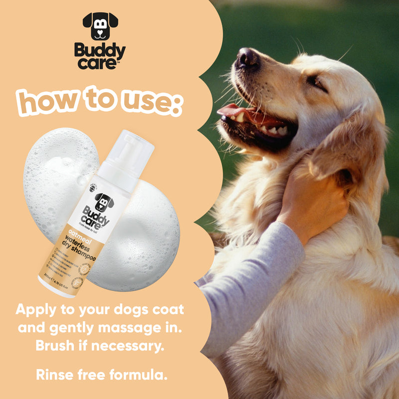 Oatmeal Waterless Dry Dog Shampoo