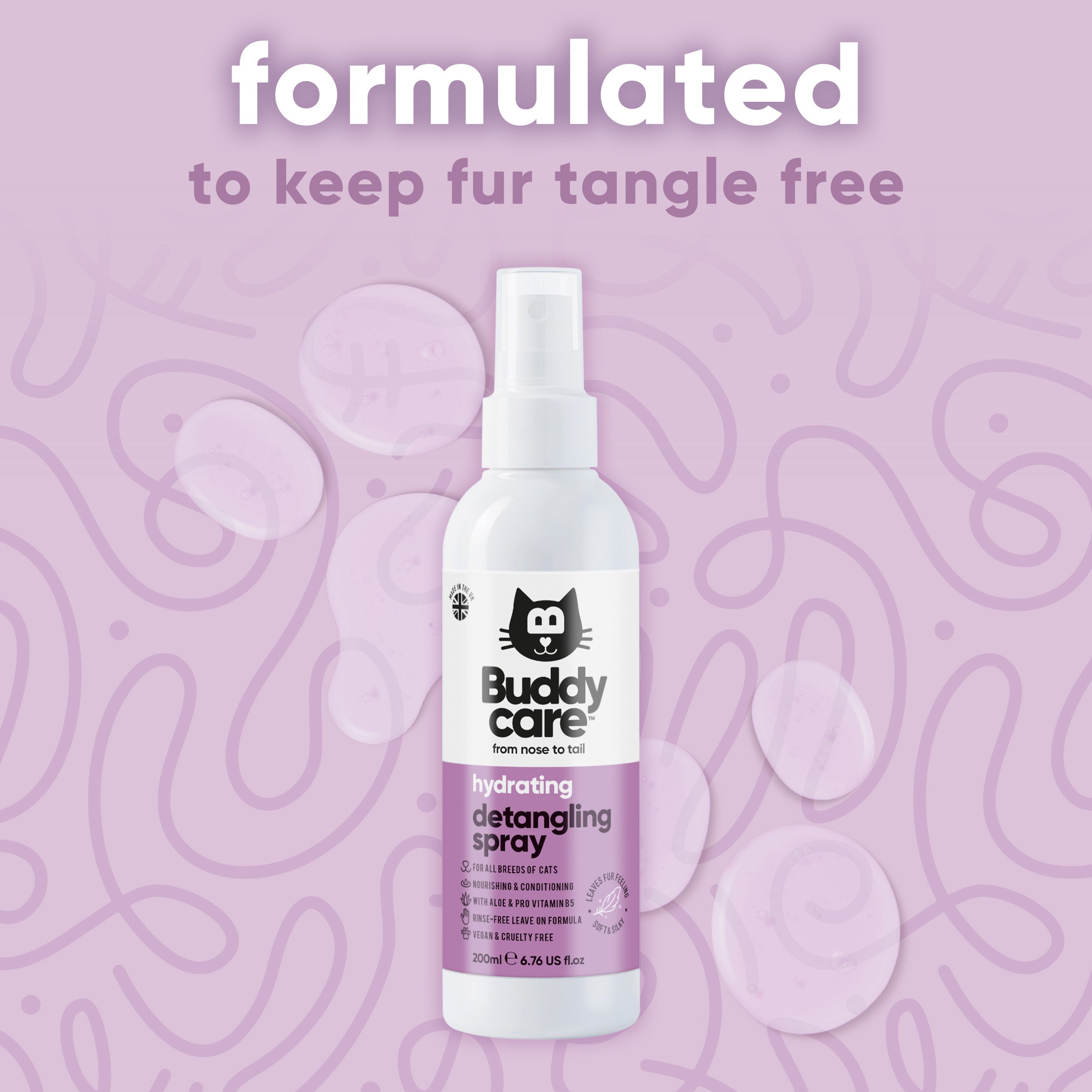 Cat Hydrating Detangling Spray