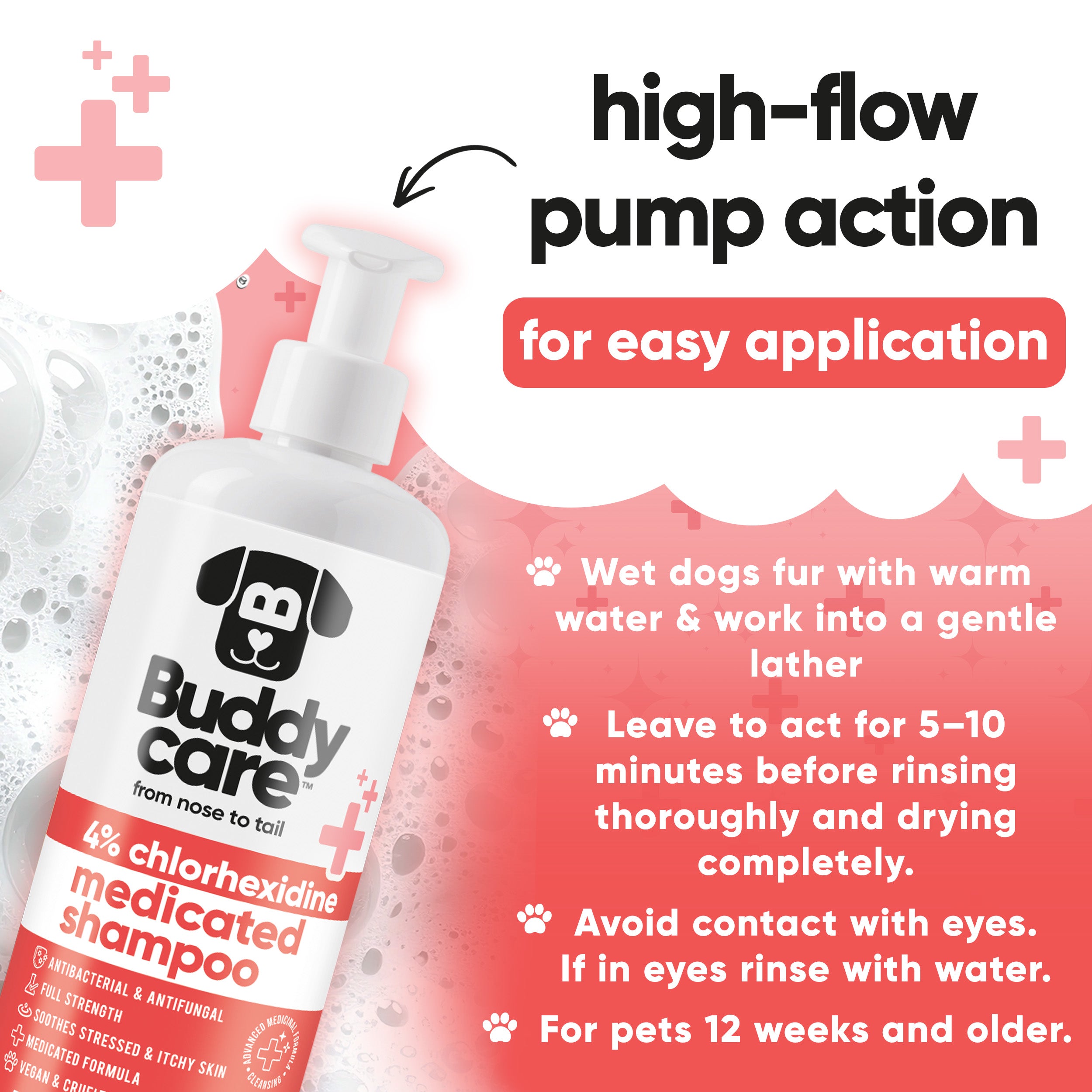 Pet Antiseptic Chlorhexidine Medicated Shampoo